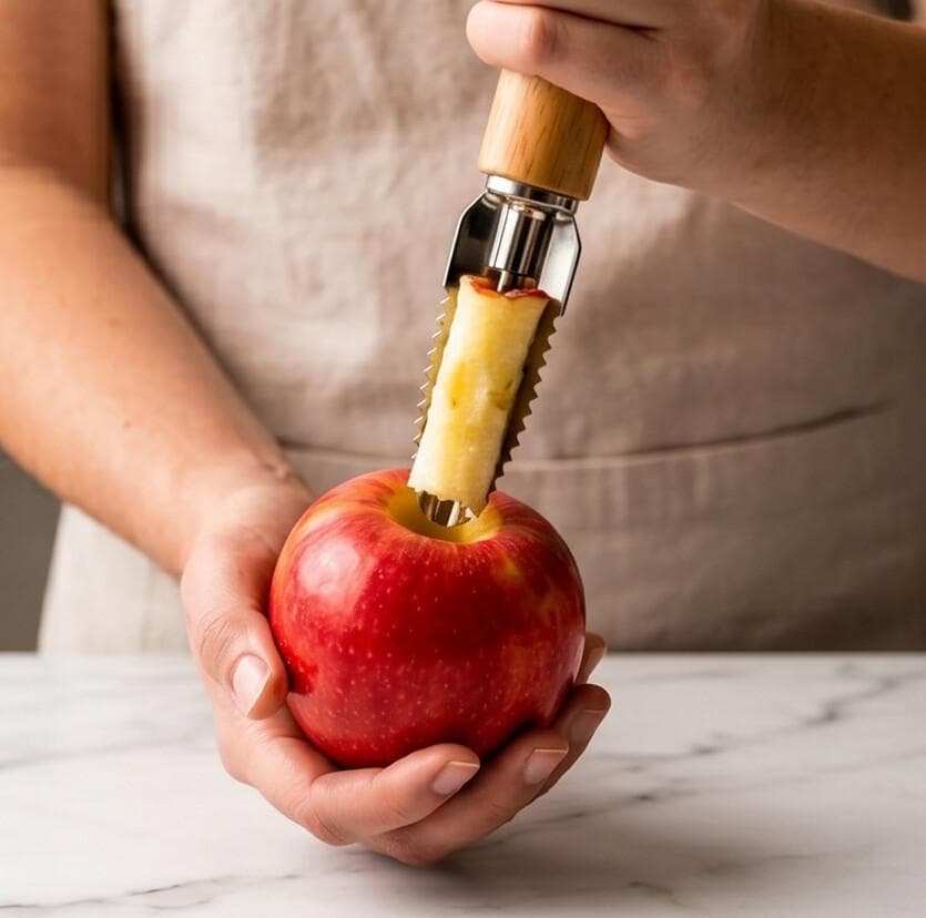 Professional Vegetable Peeler with Wooden Handle