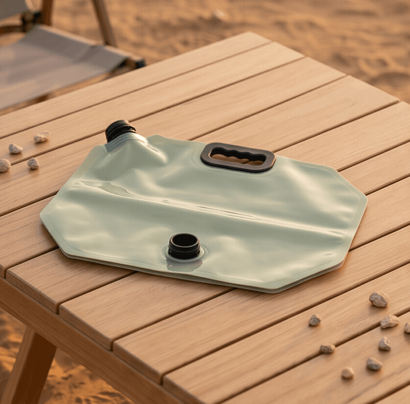 Foldable Travel Water Bag with Tap and Filling Valve 3