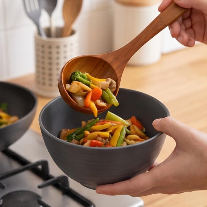 Luxury Classic Natural-Touch Ceramic Serving Bowl in Blue-Gray Set of 6 Pieces – Size 15 cm


 4