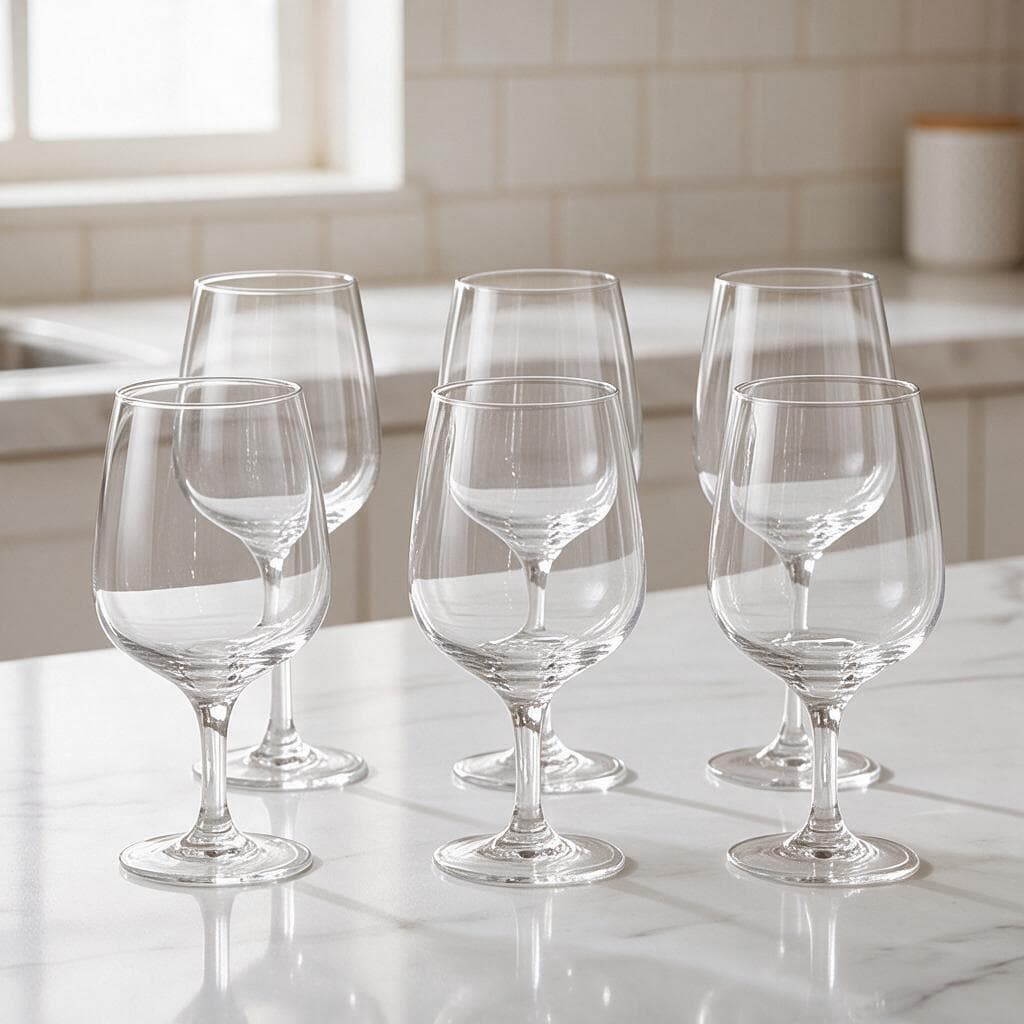 Wine Glass Clear 6pcs Set