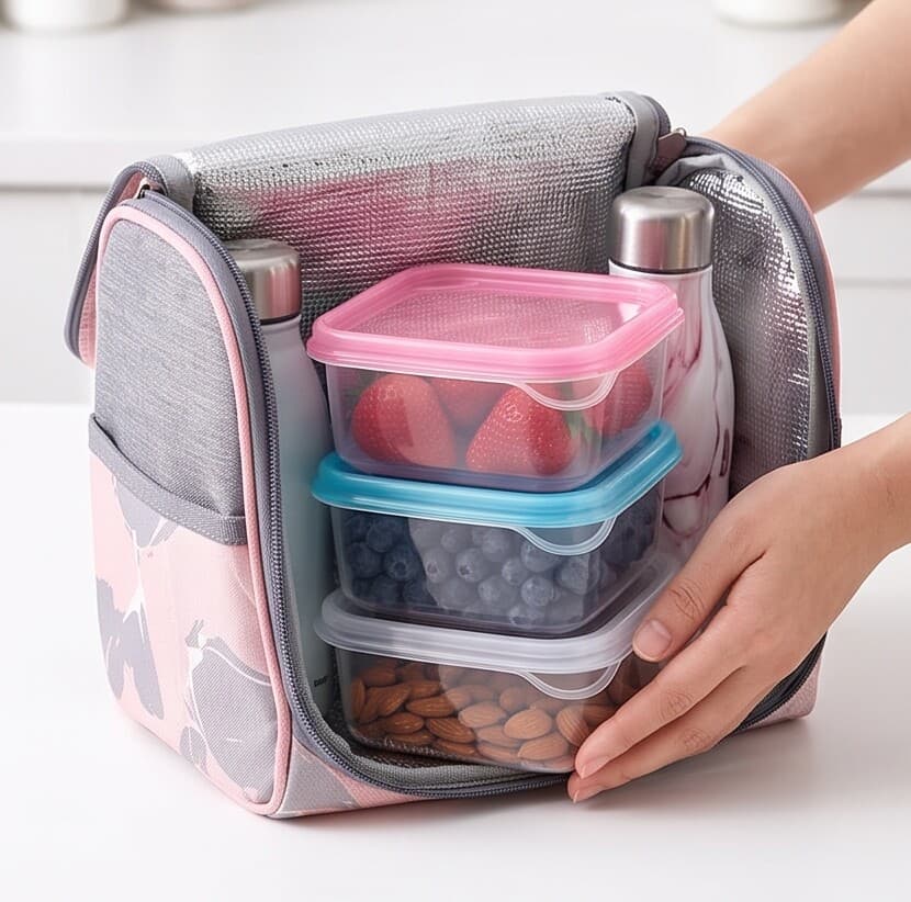 Clear Plastic Food Storage Container with Airtight Lid