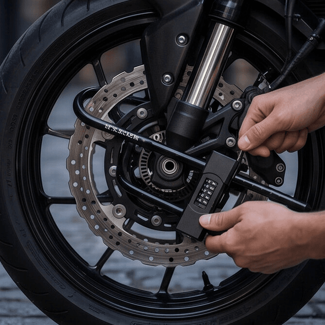 U-Lock with Combination Code for Bikes & Belongings 4