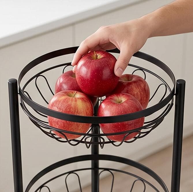 Standing Metal Storage Rack - 4 Shelves 4