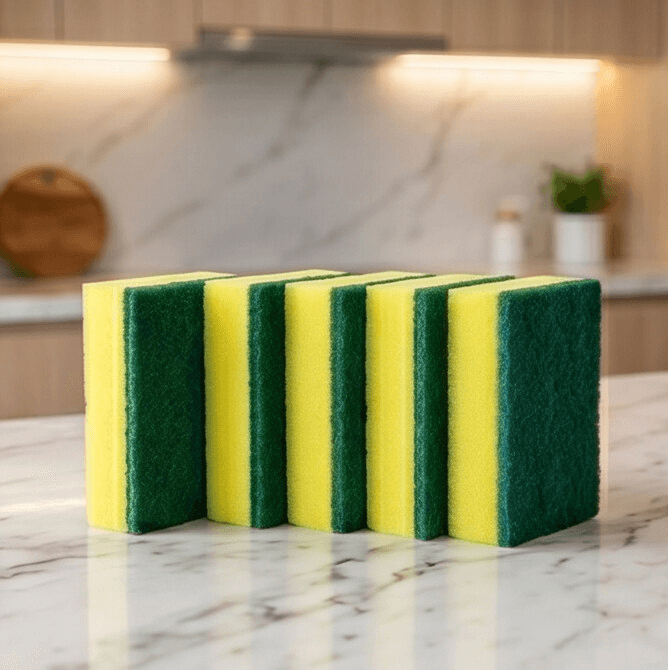 Kitchen Sponge Scouring Pad 4