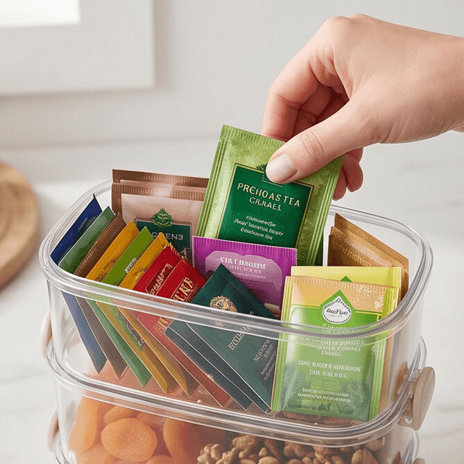 Rectangular Four-Tier Spice Storage Container 3