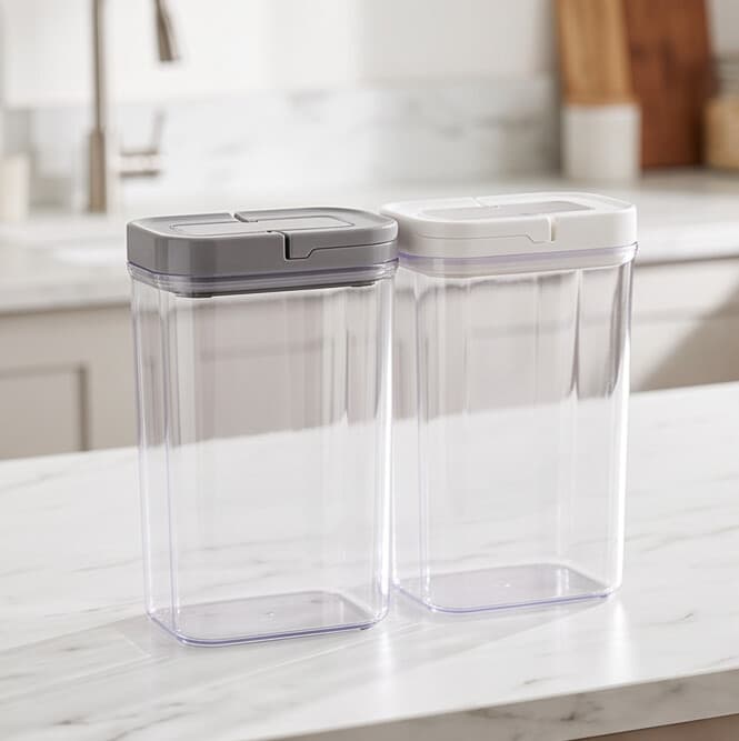 Transparent Plastic Airtight Food Storage Container