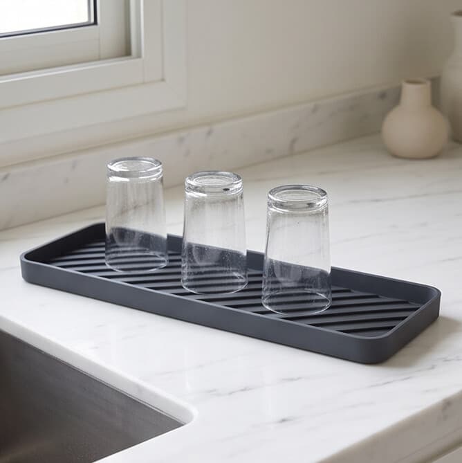 Multi-Purpose Silicone Kitchen Mat (Heat-Resistant) - Gray 4