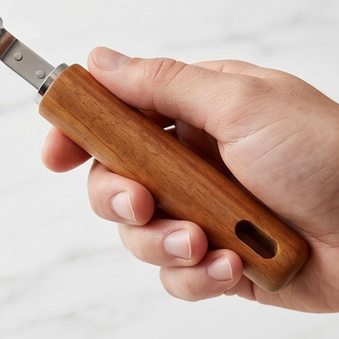 Professional Vegetable Peeler with Wooden Handle 2