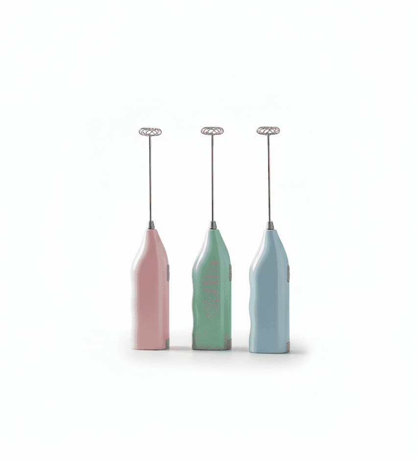 Electric Milk Frother - Pink 3