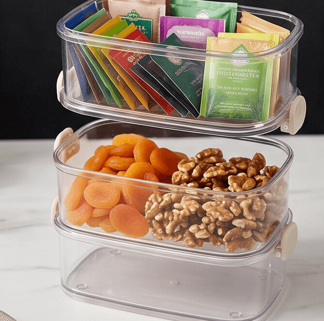 Rectangular Four-Tier Spice Storage Container 4
