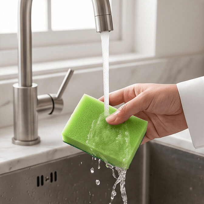 Multicolor Multi-Purpose Cleaning Sponge - 10 Pcs 3