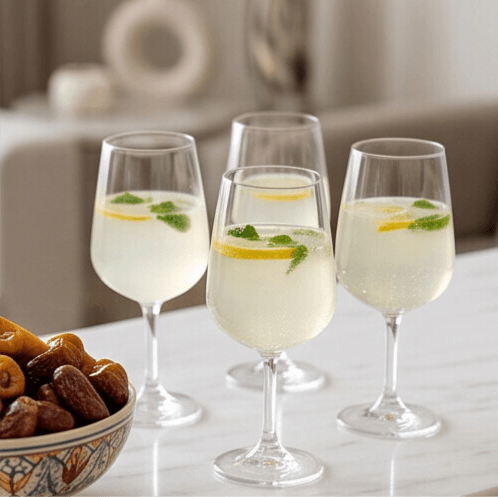 Stemware Clear Glass 6Pcs Set 6