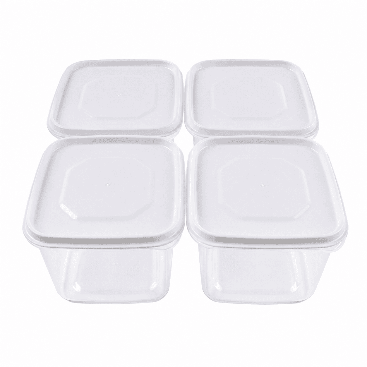 Square Food Storage Container Set - 4 Pieces 5