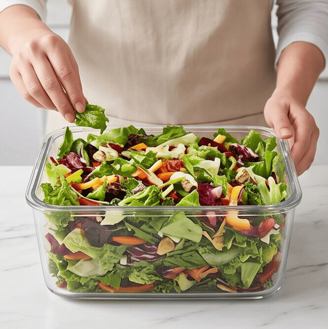 3 Piece Clear Food Storage Container Set with Side Lock 3