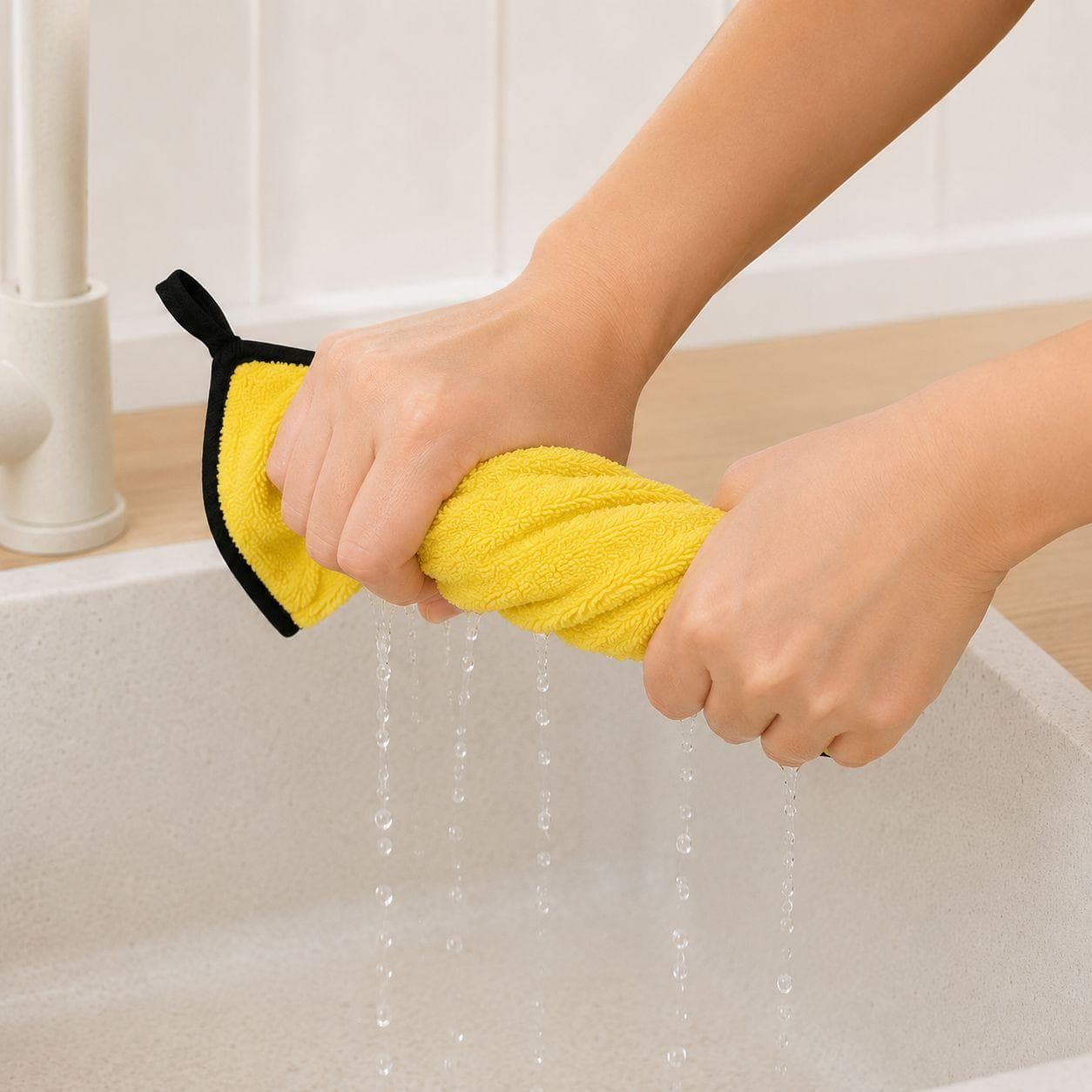 Cleaning Cloth MB76 (Multi-Purpose Microfiber Towel, Yellow) 2
