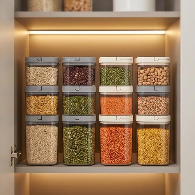 Flip Lid Food Container 1000ml Pack of 2 6