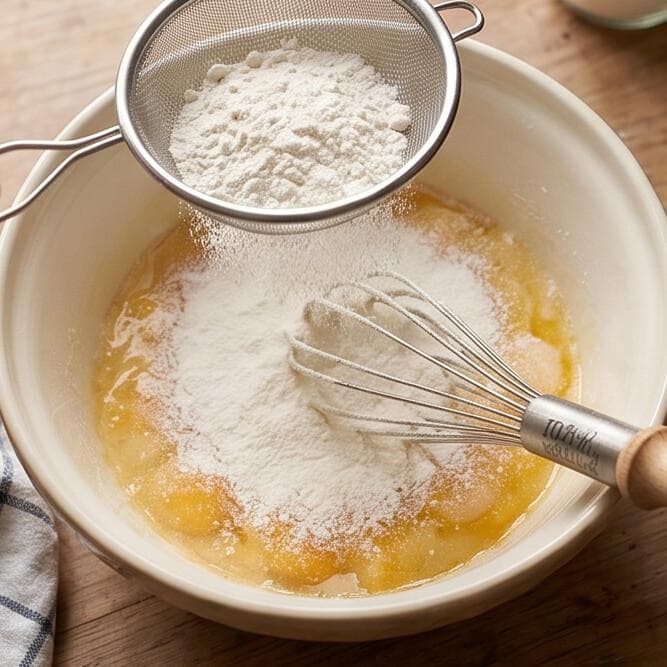 Manual Egg Whisk with Wooden Handle - Small 5