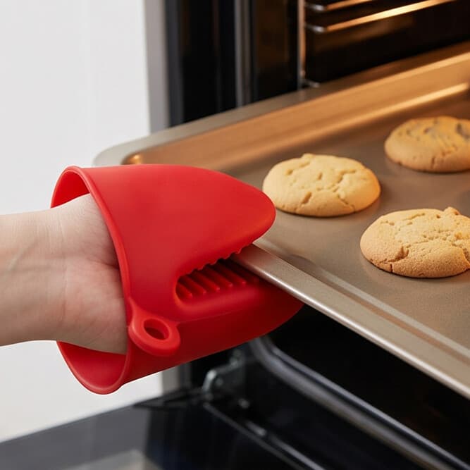 Set of 2 Heat-Resistant Kitchen Mitts 4