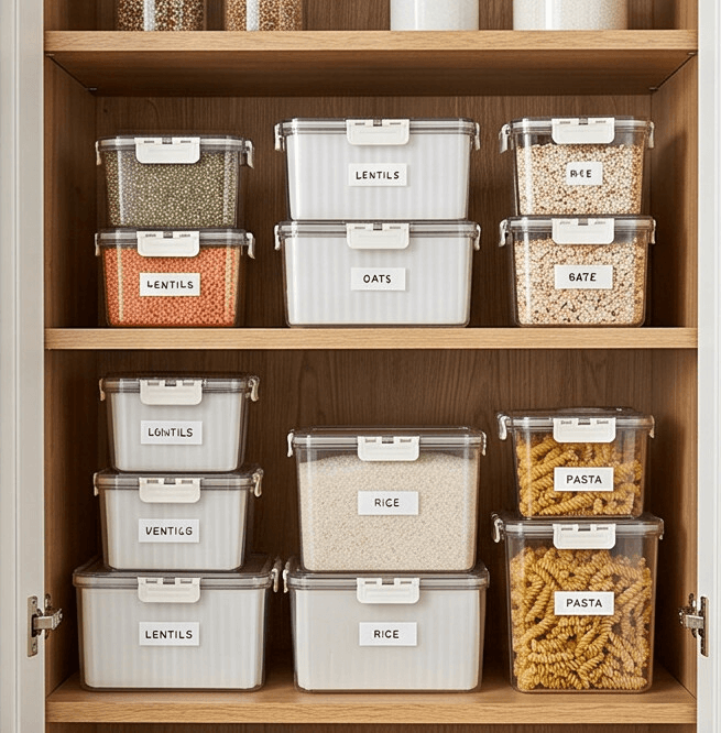 Multi-Size Food Storage Container Set – 4 Pieces 5