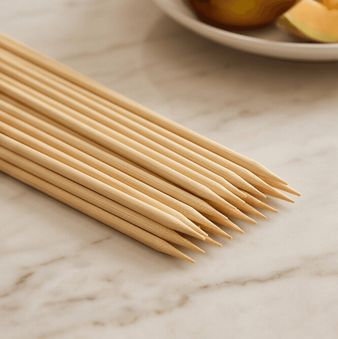 Natural Bamboo Skewers Multi-Purpose for Grilling and Serving – Natural Bamboo

