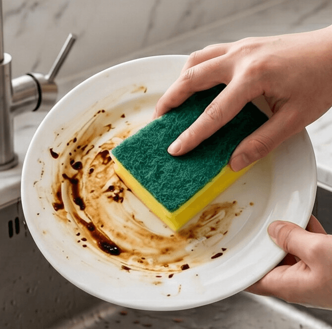 Kitchen Sponge Scouring Pad 6