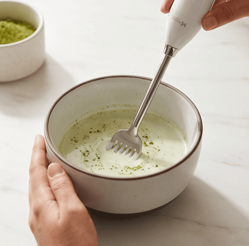 Mini Electric Hand Mixer with Whisk and Stirrer Attachments 6