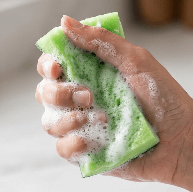 Multicolor Multi-Purpose Cleaning Sponge - 10 Pcs 4