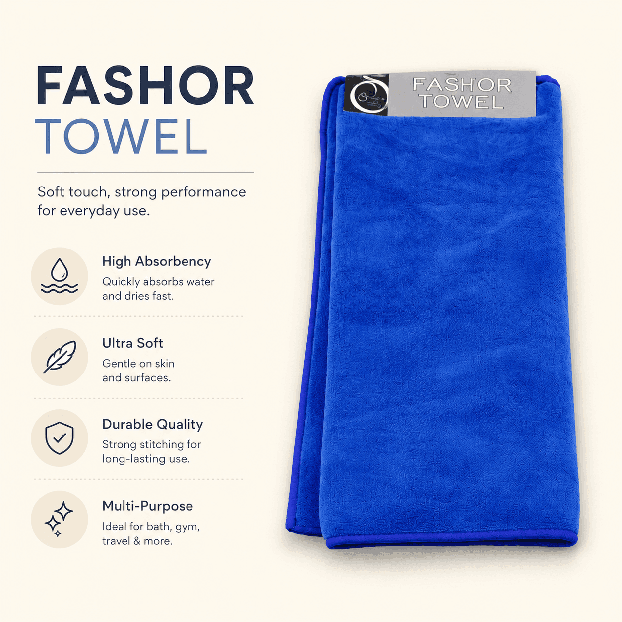 Cleaning Cloth TZ33 (50×80cm, Microfiber Towel) 5