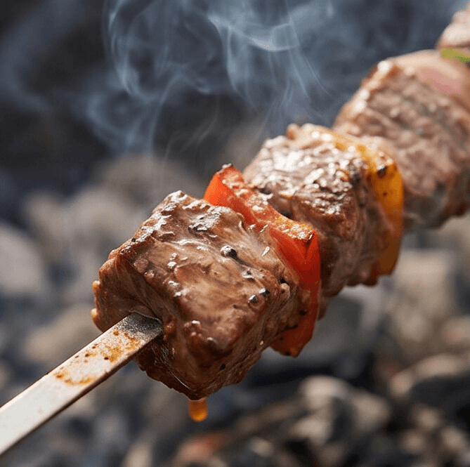 Set of 6 Metal BBQ Skewers 5