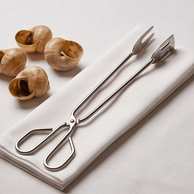 Long Metal BBQ Tongs 1