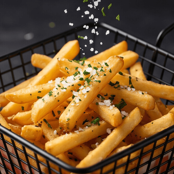 Frying Basket LX161 (Large Black Metal Basket for Deep Frying) 6