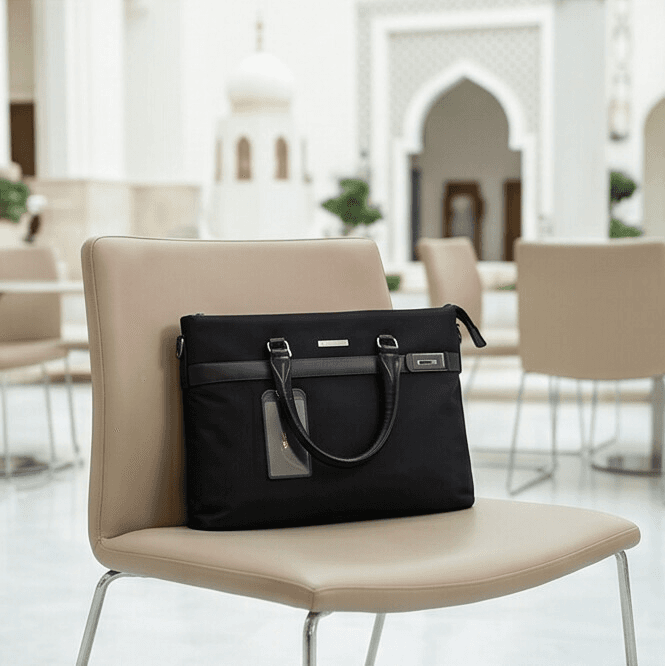 Classic Business Laptop Bag – Elegant Design with Shoulder Strap for Office & Travel 6