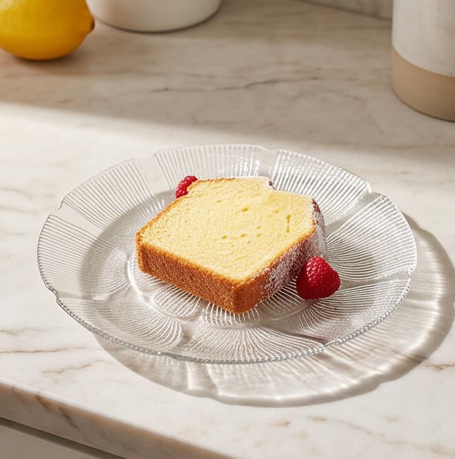 Floral Design Dessert Serving Plate 6Pcs Set 4