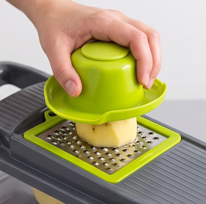 Metal Grater JK001 (Multi-Blade Metal Grater with Plastic Handle) 5