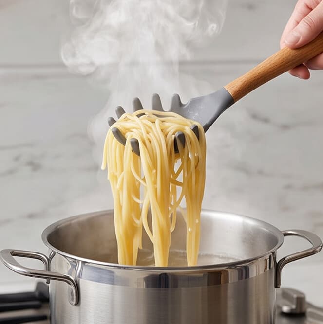 Kitchen Utensil 3202A (Wooden Spaghetti Spoon) 5