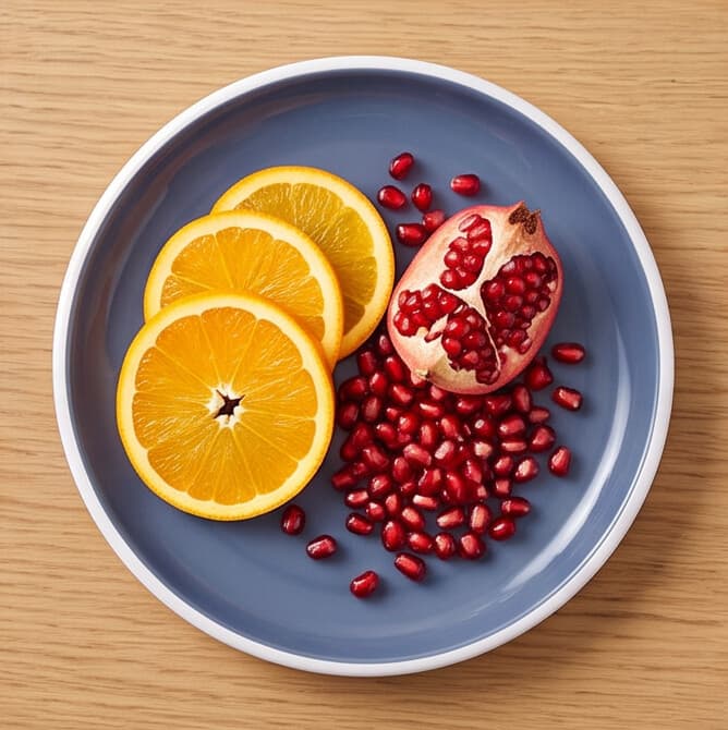 Round Melamine Serving Plates 18 cm - Set of 4 - Matte Blue 5