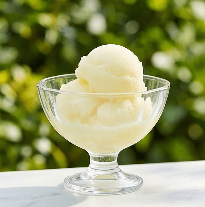 Footed Glass Ice Cream Cup Set (6 Pieces)