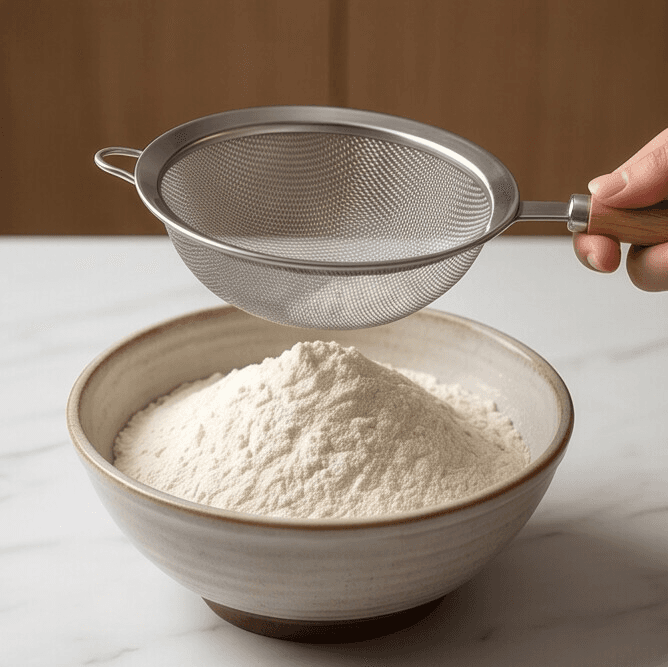 Strainer with Wooden Handle - Silver 6