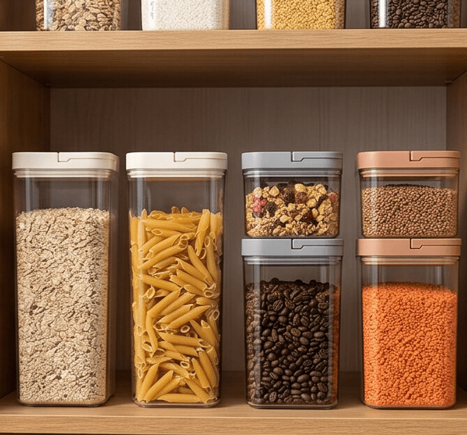 Flip Lid Food Container 2000ml Pack of 2 6