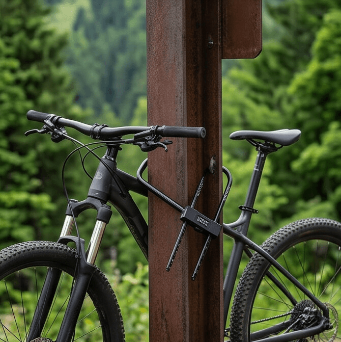 U-Lock with Combination Code for Bikes & Belongings 5
