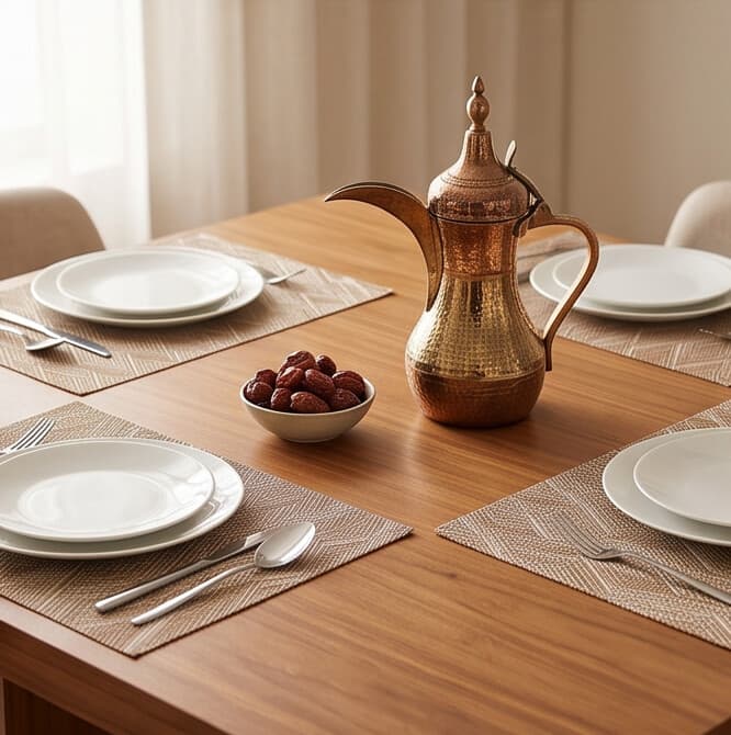 Rectangular Woven PVC Teslin Placemat Size 30×45 cm Set of 4 Pieces
 6