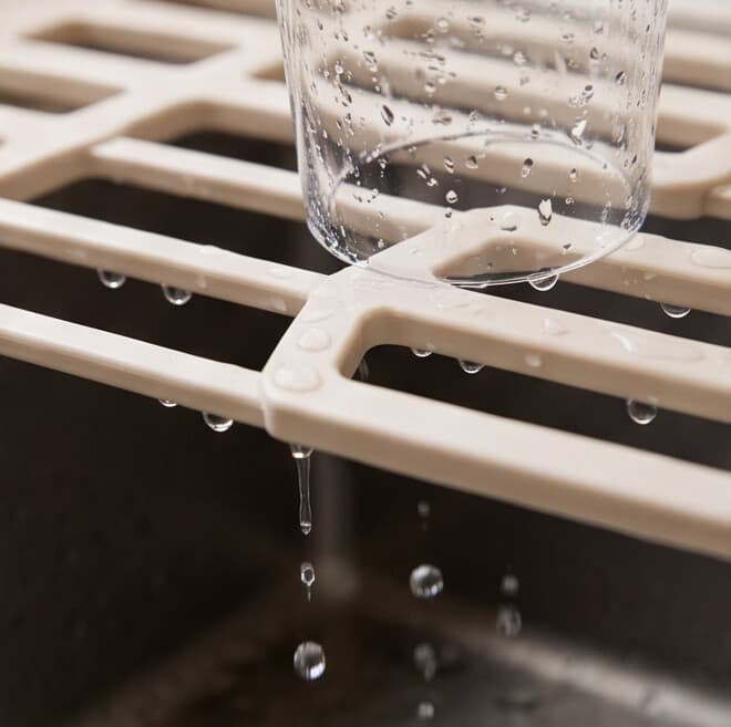Extendable Sink Drainer Rack - Pink 8