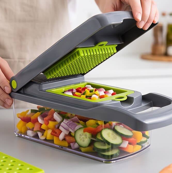 Metal Grater JK001 (Multi-Blade Metal Grater with Plastic Handle) 6