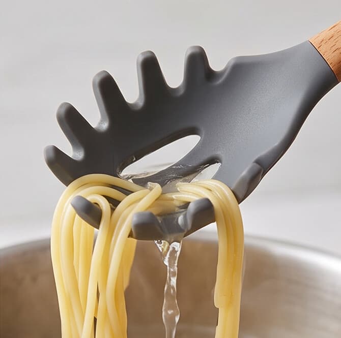 Kitchen Utensil 3202A (Wooden Spaghetti Spoon) 6