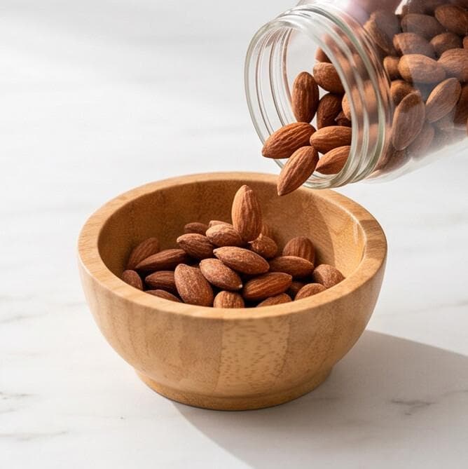 Bamboo Round Serving Bowl Set with Tray - 3 Pcs 5
