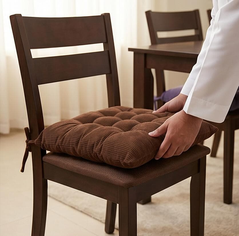Foldable Seat Cushion (40x40 cm) - Brown