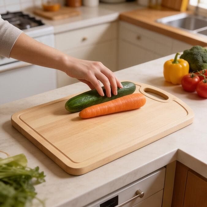 Wooden Cutting Board with Hanging Handle 5