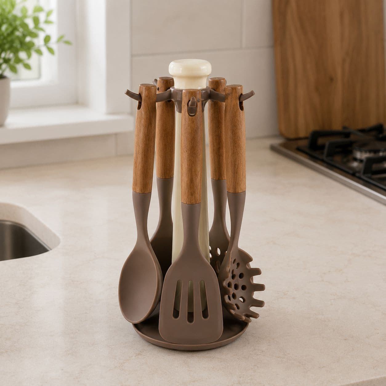 Silicone Kitchen Utensil Set - 6 Pieces
