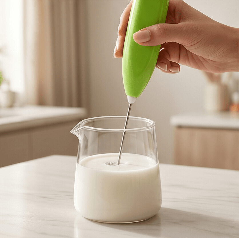 Portable Electric Milk Frother for Coffee and Cappuccino 7