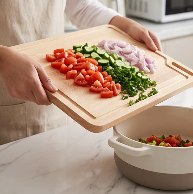 Wooden Cutting Board for Fruits and Vegetables 8